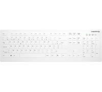Cherry AK-C8112 - Full Size (100%) - Sans fil - Sans fil RF - Interrupteur à ciseaux - AZERTY - Blanc