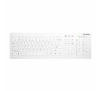Cherry AK-C8112 - Full Size (100%) - Sans fil - Sans fil RF - Interrupteur à ciseaux - QWERTY - Blanc