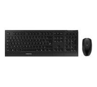 CHERRY B.UNLIMITED 3.0 Ensemble Clavier & Souris sans fil, rechargeable, noir, USB, AZERTY - FR