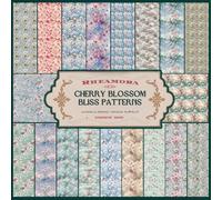 CHERRY BLOSSOM BLISS scrapbook paper: 19 premium color print interior desings ideal for paper crafts, card making, scrapbooking, junk journals, art ... diary embelisments, background paper and more