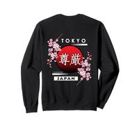 Cherry Blossom DE Grande Ville AU Japon Retour Imprimer Sweatshirt
