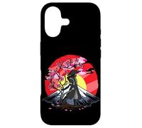 Cherry Blossom Fighter Fujuyama Sunset Japanese Samurai Coque pour iPhone 17