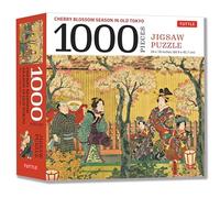 Cherry Blossom Season in Old Tokyo Jigsaw Puzzle 1000 Pieces/Anglais