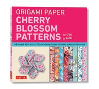 Cherry Blossoms Patterns Origami Paper: Perfect for Small Projects or the Beginning Folder
