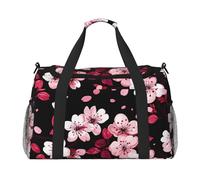 Cherry Blossoms Sac de voyage compact résistant à l'eau pour le sport, la gym et le w nd pour homme et femme