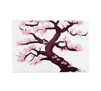Cherry Blossoms Tree Puzzle en bois pour adulte 1000 pièces pour un festin visuel parfait 1000 pièces
