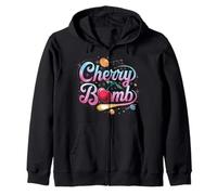 Cherry Bomb Tshirt Women Men Cherries Roller Derby Sweat à Capuche
