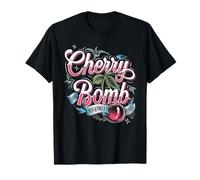 Cherry Bomb Tshirt Women Men Cherries Roller Derby T-Shirt