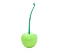 Cherry Brosse WC - Nettoyeur de brosse WC Cherry - Brosse de nettoyage mignonne et compacte pour salle de bain | Brosse de toilette peu encombrante avec support, petite taille pour un rangement facile