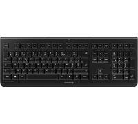 CHERRY KW 3000, Clavier sans Fil avec pavé numérique, Disposition EU (QWERTY), Connexion Radio 2,4 GHz, Touches silencieuses, Design Plat, Alimenté par Batterie, Noir