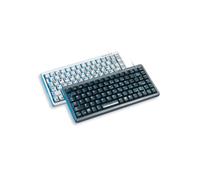 CHERRY Clavier Compact G84-4100 Gris, 86 touches, Interface USB + PS/2, Dimensions 282x132x27mm, Certification CE/VDE, Poids 400g