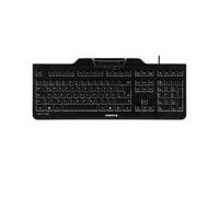 CHERRY Clavier KC1000SC W - USB - QWERTY International - Noir