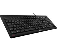 CHERRY STREAM clavier Bureau USB AZERTY Belge Noir