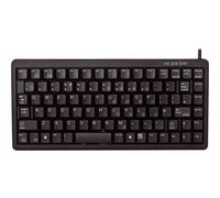 CHERRY Compact-Keyboard G84-4100 - Clavier - PS/2, USB - Pan Nordic - noir