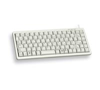 CHERRY Compact-Keyboard G84-4100 - Clavier - PS/2, USB - R.-U. - gris clair
