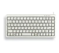 CHERRY Compact-Keyboard G84-4100 - Clavier - PS/2, USB - R.-U. - gris clair G