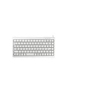 CHERRY Compact Keyboard G84-4100, Disposition Allemande, Clavier QWERTZ, Clavier Filaire, Design Compact, mécanique ML, Gris Clair