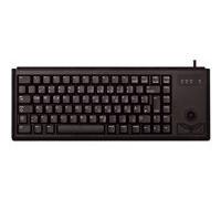 CHERRY Compact-Keyboard G84-4400 - Clavier - PS/2 - français - noir