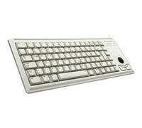 CHERRY G84-4400, Clavier Compact avec Trackball, Disposition US (QWERTY), Filaire (Connexion PS/2), 2 Touches Souris, Switchs Mécaniques CHERRY ML, Gris