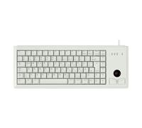 CHERRY Clavier compact G84-4400 Trackball QWERTZ (DE) USB filaire 2 touches souris switchs ML gris