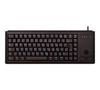 CHERRY G84-4400 TRACKBALL KEYBOARD Clavier filaire miniature, trackball, USB, gris clair, AZERTY - FR