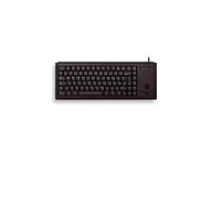 CHERRY G84-4400, Clavier Compact avec Trackball, Disposition UK (QWERTY), Filaire (Connexion PS/2), 2 Touches Souris, Switchs Mécaniques CHERRY ML, Noir