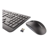 CHERRY DW 3000 - Ensemble clavier et souris - sans fil - 2.4 GHz - Hongrois - commutateur : CHERRY LPK - noir