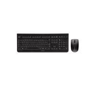 CHERRY DW 3000 Ensemble Clavier & Souris sans fil, Noir, AZERTY FR, RF 2.4 GHz, Souris Optique 1200 DPI, Portée 10m, USB Type-A