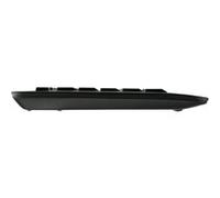 CHERRY DW 5100, Ensemble Clavier et Souris Sans Fil, Disposition EU (QWERTY), Radio 2,4 GHz, Plug & Play, Souris Ergonomique pour Droitiers, Piles, Noir