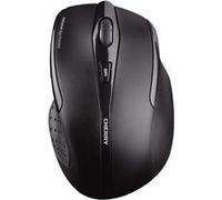 CHERRY DW 5100, Ensemble Clavier et Souris Sans Fil, Disposition Allemande (QWERTZ), Radio 2,4 GHz, Plug & Play, Souris Ergonomique pour Droitiers, Piles, Noir
