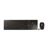CHERRY DW 9100 SLIM clavier Souris incluse Universel RF sans fil + Bluetooth QWERTY Espagnole Noir