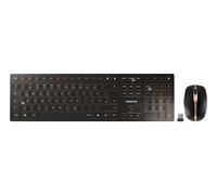 CHERRY DW 9100 SLIM clavier Souris incluse Universel RF sans fil + Bluetooth QWERTZ Allemand Noir