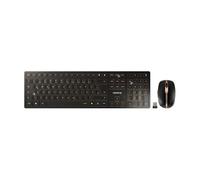 CHERRY DW 9100 SLIM - Ensemble clavier et souris - sans fil - 2.4 GHz, Bluetooth 4.2 - QWERTZ - Allemand - noir/bronze