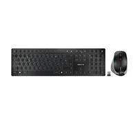 CHERRY DW 9500 SLIM - ensemble clavier et souris - AZERTY - Français - gris, noir Périphérique d'entrée