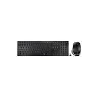 CHERRY DW 9500 SLIM - ensemble clavier et souris - QWERTY - R.-U. - gris, noir Périphérique d'entrée