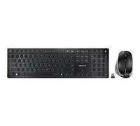 CHERRY Ensemble clavier et souris sans fil DW 9500 Slim – QWERTZ, Bluetooth/2,4 GHz, gris anthracite