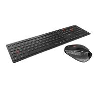 CHERRY Ensemble clavier et souris sans fil DW 9500 Slim – QWERTZ, Bluetooth/2,4 GHz, gris anthracite