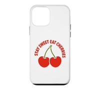 Cherry Fruit Cute Funny Food Stay Sweet Eat Cherries Coque pour iPhone 12 Mini