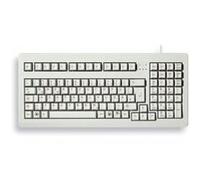 CHERRY Clavier G80-1800 QWERTZ Allemand USB/PS/2 Mécanique Gris clair