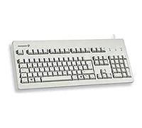 CHERRY G80-3000, Clavier Mécanique Filaire, Disposition EU (QWERTY), Connexion USB, Robuste, Touches Programmables, MX BROWN Switches, Gris clair