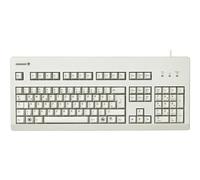 CHERRY G80-3000 - Clavier - PS/2, USB - français - France - gris clair