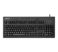 CHERRY G80-3000, Clavier Mécanique Filaire, Disposition EU (QWERTY), Connexion USB, Robuste, Touches Programmables, MX BROWN Switches, Noir