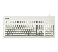 CHERRY G80-3000 - Clavier - PS/2, USB - US - gris clair G