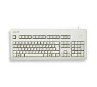 CHERRY Clavier mécanique G80-3000 – QWERTZ USB, MX Black, touches programmables, gris clair