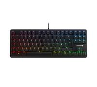 CHERRY G80-3000N RGB TKL - Clavier - backlit - USB - R.-U. - commutateur : CHERRY MX Silent Red - noir Noir G