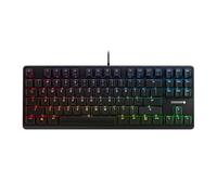 CHERRY G80-3000N RGB TKL, clavier mécanique de gaming filaire sans pavé numérique, Disposition EU (QWERTY), rétro-éclairage RGB, Commutateurs d’origine MX MX RED, Noir