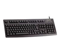 CHERRY G83-6105, Clavier Filaire pour Applications industrielles, Disposition Allemande (QWERTZ), Touches résistantes à l'abrasion, Recyclable, Noir
