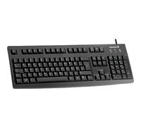 CHERRY G83-6105, Clavier Filaire pour Applications Industrielles, Disposition FR (AZERTY), Touches Résistantes à l'abrasion, Facile à Nettoyer, Recyclable, Noir