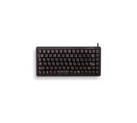 Clavier CHERRY Compact-Keyboard G84-4100 - PS/2, USB - Allemand - Noir