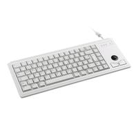 CHERRY G84-4400, Clavier Compact avec Trackball, Disposition DE (QWERTZ), Filaire (Connexion PS/2), 2 Touches Souris, Switchs Mécaniques ML, Gris